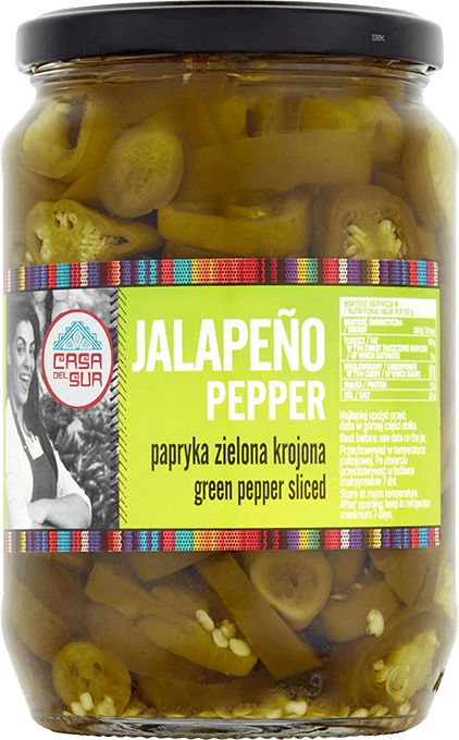 Papryka Jalapeno zielona krojona 670 g