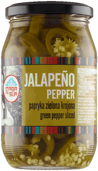 Papryka Jalapeno zielona krojona 340 g