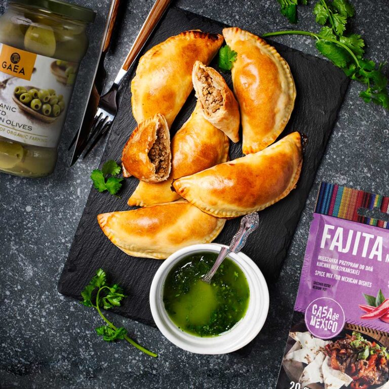 Empanadas z&nbsp;wołowiną i&nbsp;chimichurri