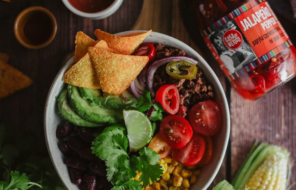 Meksykański bowl z parpryką jalapeno Edyta Dyduch Casa de Mexico