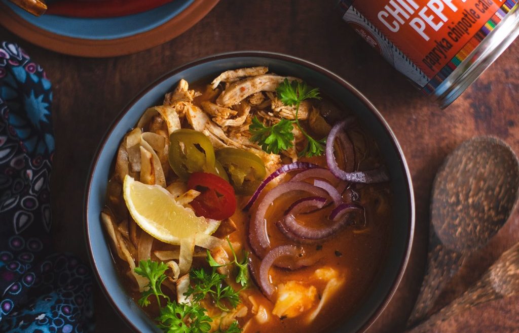 Przepis Sopa Azteca z papryką chipotle Edyta Dyduch Casa de Mexico