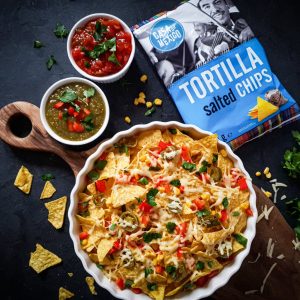 Nachosy zapiekane z serem i pastą z fasoli Pinto Casa de Mexico anita79.79