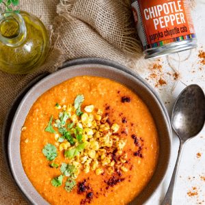 przepis Zupa krem z pieczonych warzyw z chipotle Karolina Kos Casa de Mexico