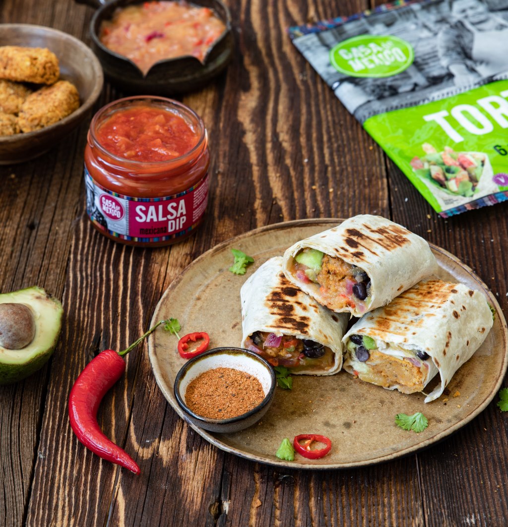 przepis Grillowane wrapy z mango chutney Karolina Kos Casa de Mexico