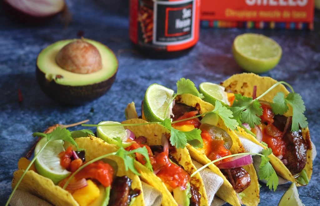 Tacos z soczystą piersią z kaczki w sosie hoisin Casa de Mexico House of Asia