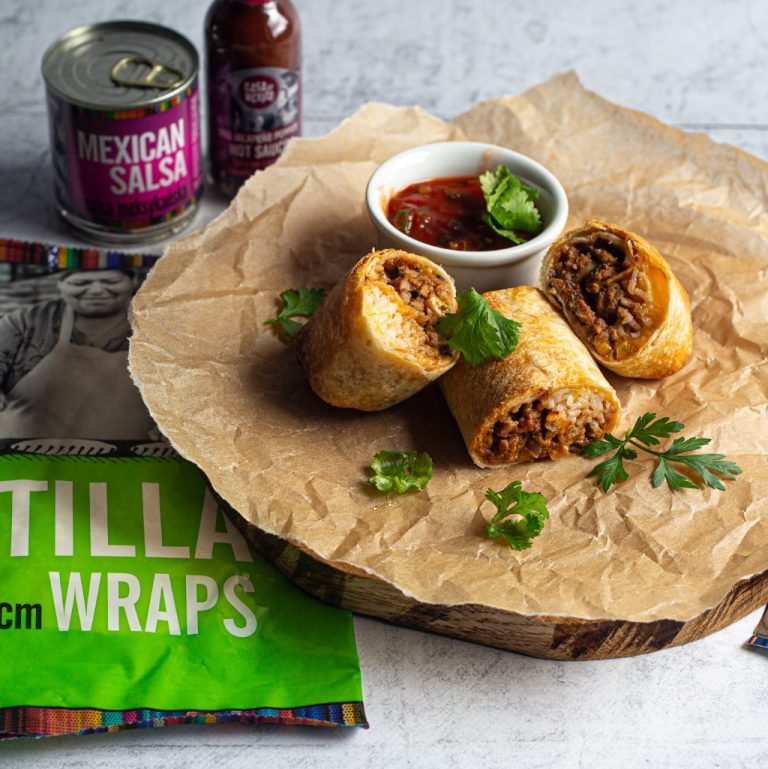 Burrito z&nbsp;mieloną wieprzowina