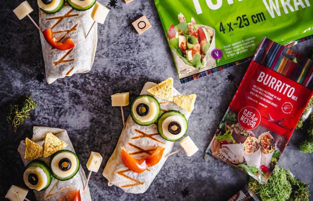 Halloweenowe wege burrito Fly me to the spoon Casa de Mexico