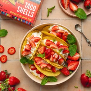 Taco z kremem i truskawkami Yummy_fotografia_kulinarna Casa de Mexico