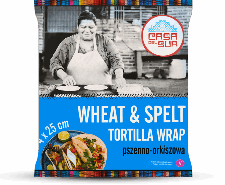 Tortilla Wrap orkiszowy 25 cm&nbsp;4 szt. 240 g