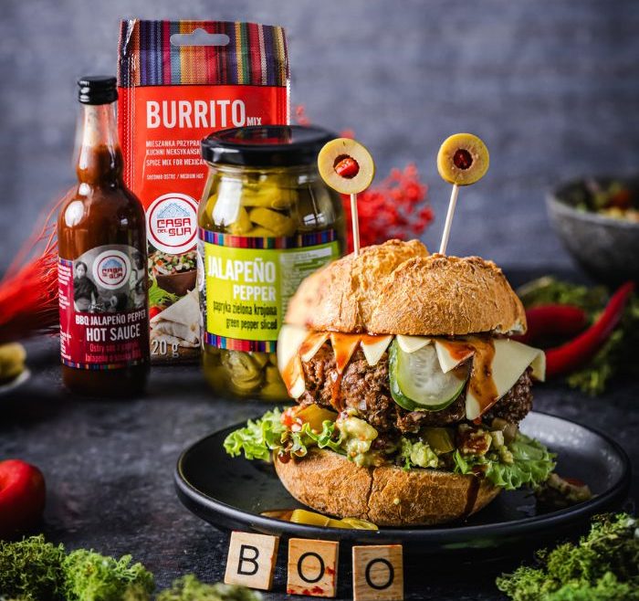 Potworne burgery z Jalapeño Fly me to the spoon Casa del Sur
