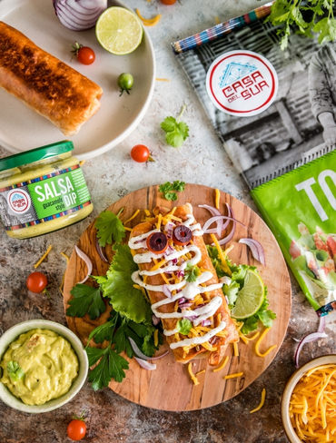 Mumie chimichanga z&nbsp;dipem guacamole