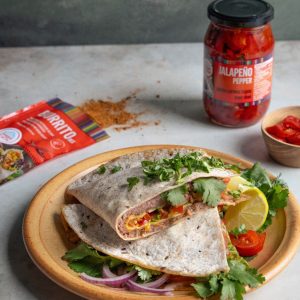 Burger burrito Casa del Sur