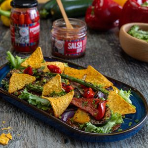 Grillowane warzywa z nachosami Casa del Sur