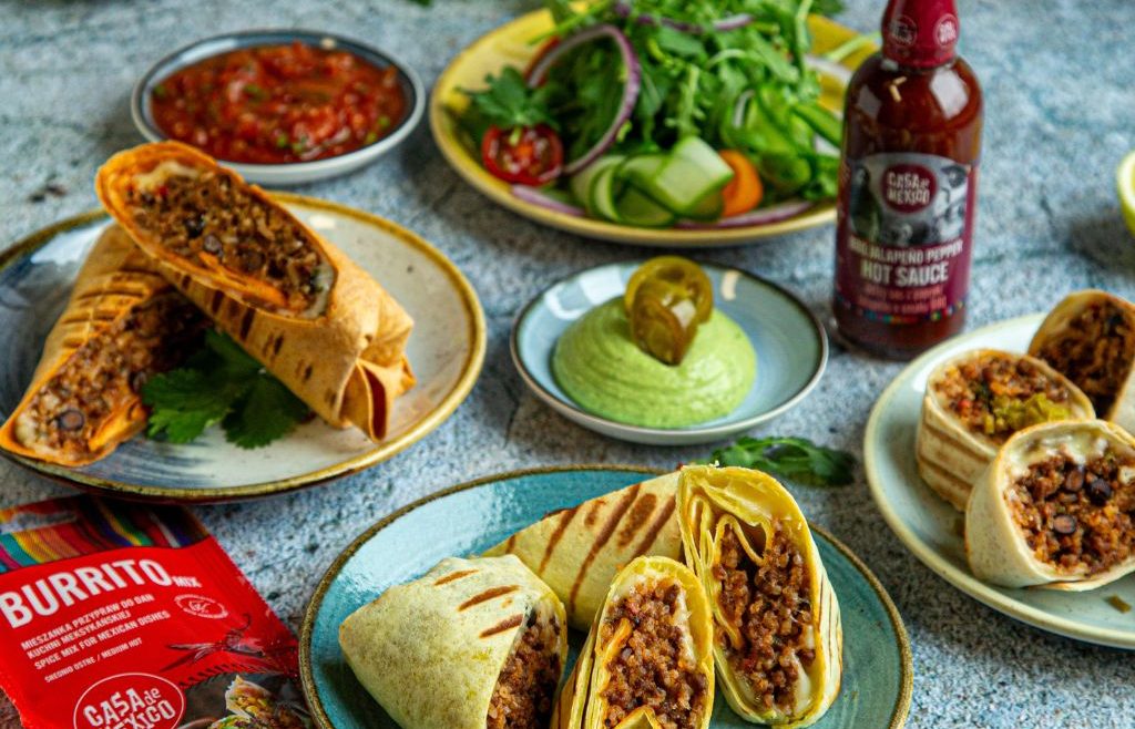 Burrito z wołowiną Casa del Sur