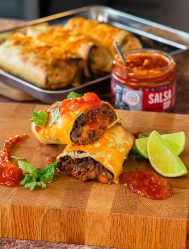Chimichanga z mięsem mielonym