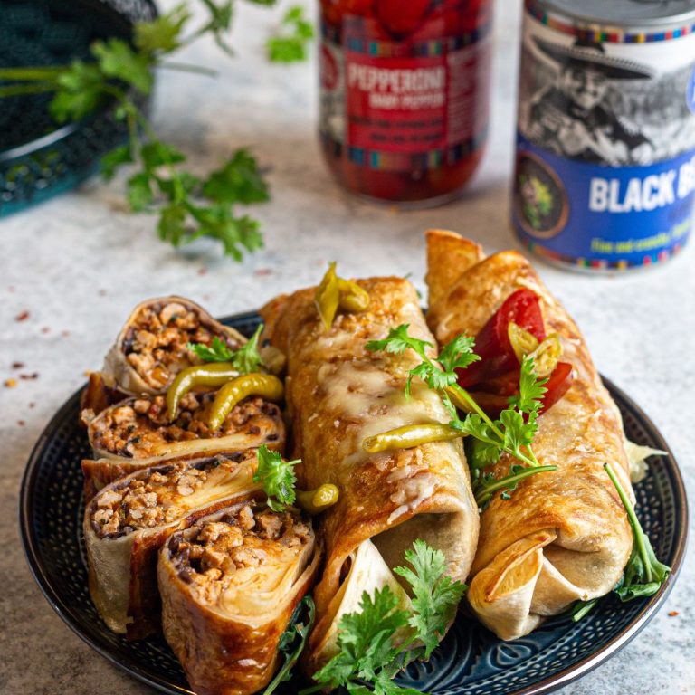Chimichanga z&nbsp;mięsem mielonym