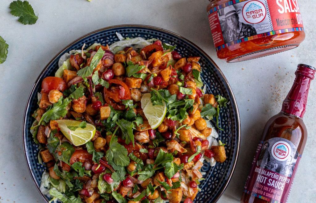 Sałatka z pieczonymi ziemniakami i cieciorką Casa del Sur