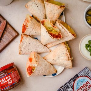 Meksykańskie rożki à la pizza Casa del Sur