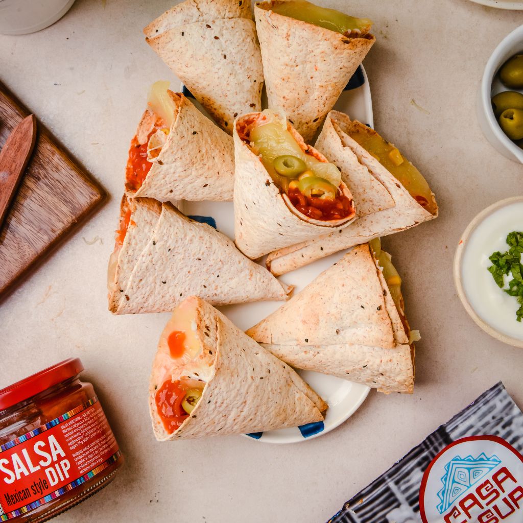 Meksykańskie rożki à la pizza Casa del Sur