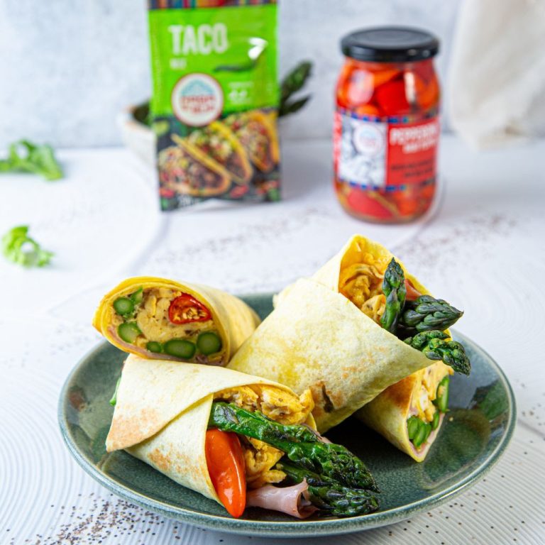 Wiosenna tortilla śniadaniowa