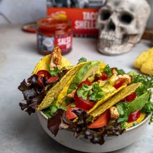 Tacosy z kurczakiem, avocado i jalapeno Casa del Sur