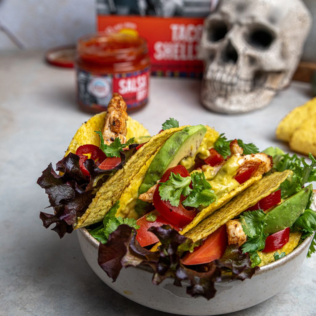 Tacosy z kurczakiem, avocado i jalapeno Casa del Sur