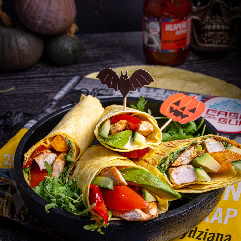 Wrapy z kurczakiem i warzywami Casa del Sur